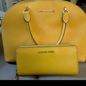 Micharl Kors Hand Bag And Wallet